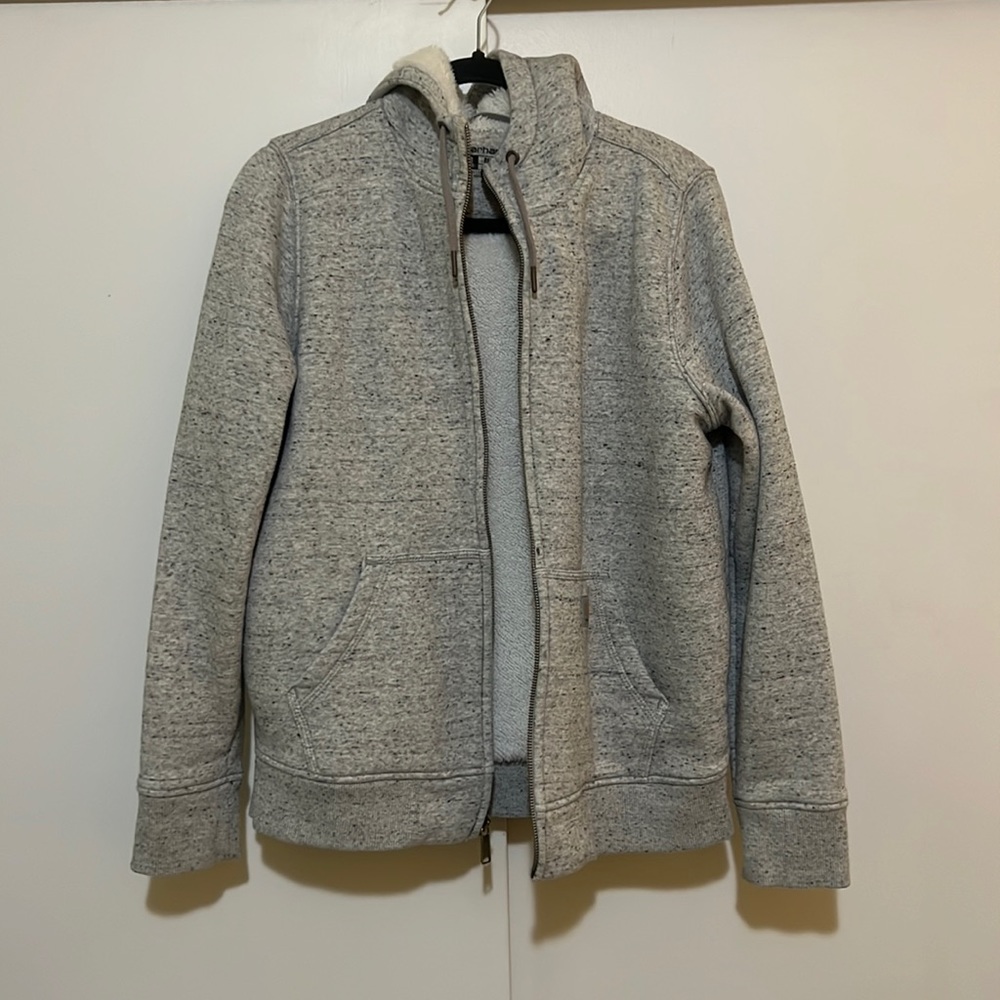 Fleece Lined Carhartt Zip Up Hoodie-Women’s